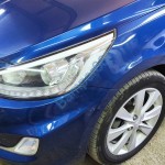 Hyundai Solaris 11-15г. цвет синий, WGM